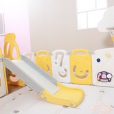 Манеж UNIX Kids SUPREME Music 200x240 Yellow с качелями