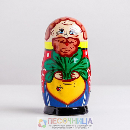 Матрёшка «Репка» 6 в 1, МИКС