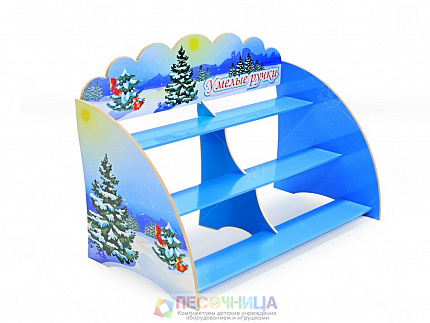 Полочка для лепки "Елочка" 70см