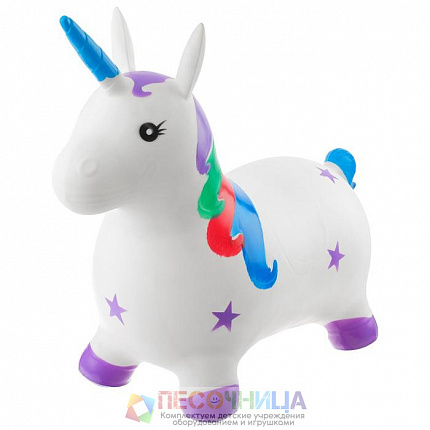 Попрыгун  «Единорожка», 62х26х49 см, 1300 г, цвет МИКС