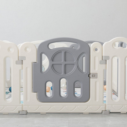 Манеж UNIX Kids Classic 126x120 Grey