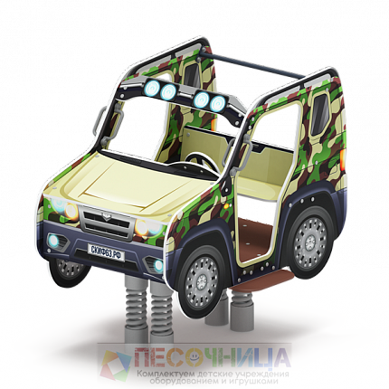 Качалка на пружине Джип 