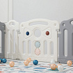 Манеж UNIX Kids Classic 126x120 Grey