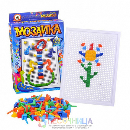 Мозаика Classic, 135 треугольных и квадратных элементов, малая плата