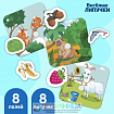 Игра на липучках «Кто что ест», 8 карточек