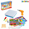 Конструктор винтовой «Конструктики» с шуруповёртом, 223 детали