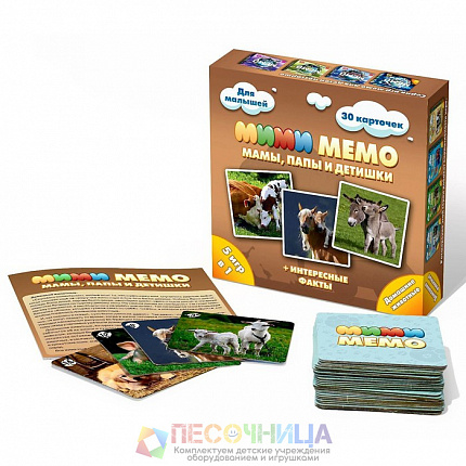 Настольная игра «Ми-Ми-Мемо. Домашние животные»