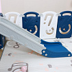 Манеж UNIX Kids SUPREME Music 200x240 Blue с качелями