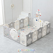 Манеж UNIX Kids SUPREME Space 200x240 Grey
