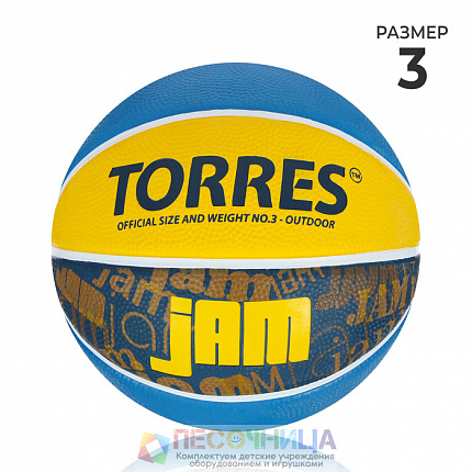 Баскетбольный мяч TORRES Jam, р. 3