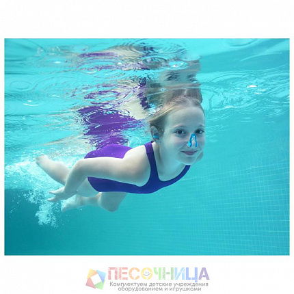 Набор для плавания: зажим для носа+беруши для ушей