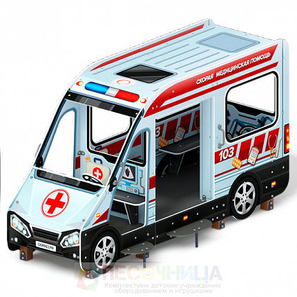 Беседка Автобус (Скорая помощь)