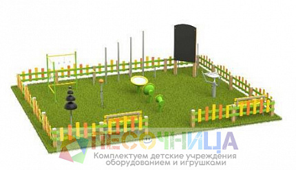 Музыкальная площадка с ограждением «Макси»