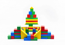 
Конструктор деревянный ОТ РОЖДЕНИЯ ДО ШКОЛЫ 4-5 лет 55 элементов, ТМ Рыжий Тим