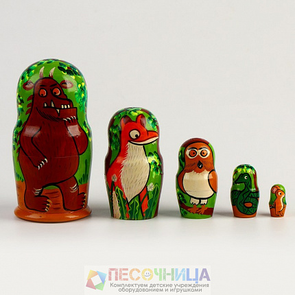 Матрёшка «Груффало» 5 в1