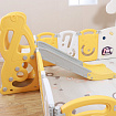 Манеж UNIX Kids SUPREME Music 160x160 Yellow с качелями