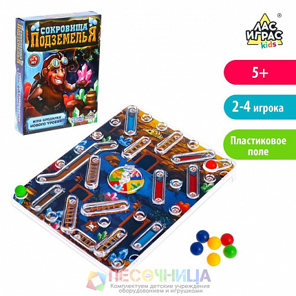 Настольная игра-бродилка на везение «Сокровища подземелья»