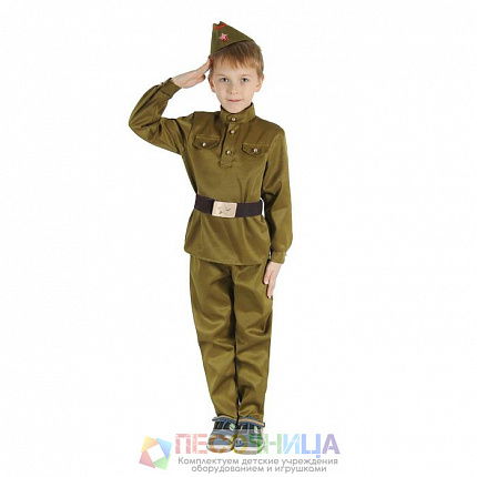 Детский костюм "Военный", рост 92-104 см