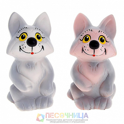 Резиновая игрушка «Волчонок», МИКС