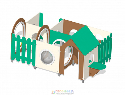 Игровой лабиринт 6 секций