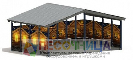 Теневой навес (эко)