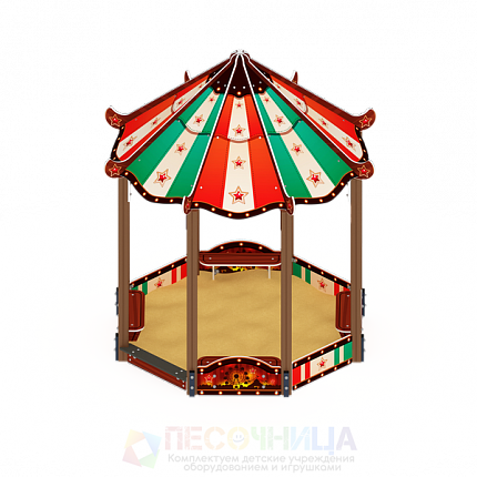 Песочный дворик Пагода (Карнавал)