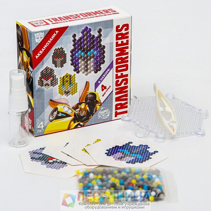 Аквамозаика «Трансформеры», 4 фигурки, маски