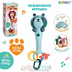 Музыкальная игрушка «Милый мишка», звук, свет, цвет зелёный