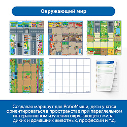 MS0027 Алгоритмика с РобоМышью в детском саду с 12 тематическими полям